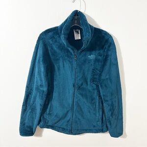 The North Face Osito Fleece Jacket Soft Teal Turquoise Full Zip Women’s Small